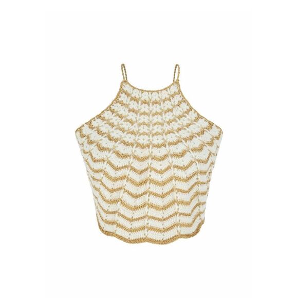 MYBEACHYSIDE Regina Crochet Halter Top - Picture 3 of 5